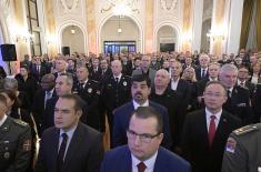 Prijem ministra odbrane i načelnika Generalštaba povodom novogodišnjih i božićnih praznika