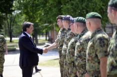 Minister of Defence inspects infrastructure works in Niš barracks