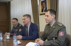 Acting Assistant Minister Bandić meets with Chief of NATO Military Liaison Office