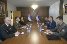 Acting Assistant Minister Bandić meets with Chief of NATO Military Liaison Office