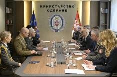 Minister Vučević meets with Chairman of European Union Military Committee General Brieger