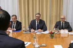 Sastanak predsednika i delegacija Srbije i Kipra