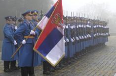 Minister Vučević lays wreath at Monument to Unknown Hero to mark Armistice Day