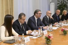 Sastanak predsednika i delegacija Srbije i Kipra