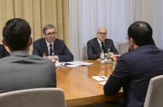 Sastanak predsednika i delegacija Srbije i Kipra