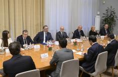 Sastanak predsednika i delegacija Srbije i Kipra