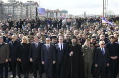 Minister Vučević attends unveiling of memorial plaques commemorating new Kosovo heroes in church in Niš