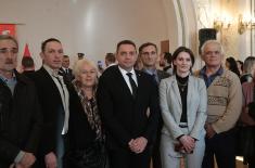 Memorial medals were presented in the Guard Club to the family members of warriors fallen in NATO aggression from the territory of Montenegro