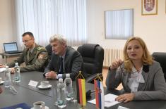 Visit of the delegation of the Center for Military History and Social Sciences of the Bundeswehr