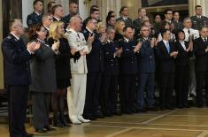 Reception by the President of the Republic on the occasion of the Serbian Armed Forces Day