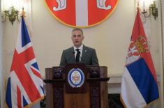 Meeting between Minister Stefanović and Secretary of State for Defence Wallace