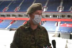  Minister Vulin: In accordance with the order of the President and Supreme Commander Vučić, the Serbian Armed Forces have prepared the Arena for the reception of patients