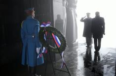 President of the Republic of Slovenia Laid a Wreath at the Monument to Unknown Hero