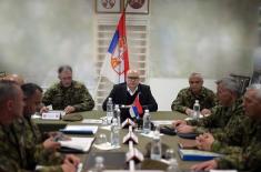 Minister Vučević: Serbian Armed Forces are ready and trained to carry out every order of the Supreme Commander