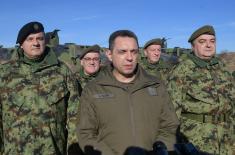 Minister Vulin: The Serbian Armed Forces will continue to equip itself with state-of-the-art systems