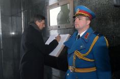 President of the Republic of Slovenia Laid a Wreath at the Monument to Unknown Hero