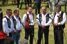 Minister of Defence at 1st May Reveille in Karađorđevo