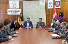 Signing agreements on cooperation at Military Geography Institute