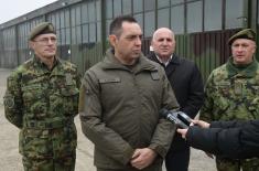 Minister Vulin: The Serbian Armed Forces would not retreat or downsize  