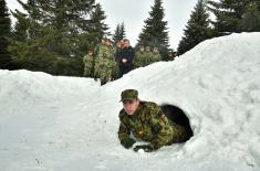 Serbian Armed Forces Trained for Action in Winter Conditions