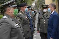 Minister Stefanović visits military Covid hospitals in Novi Sad and Belgrade