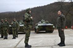Minister Vulin: The Serbian Armed Forces fully controls the situation in the Ground Safety Zone
