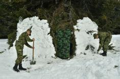 Serbian Armed Forces Trained for Action in Winter Conditions