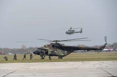 General Rehearsal for the Demonstration “Freedom 2017” at Batajnica Airport