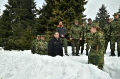 Serbian Armed Forces Trained for Action in Winter Conditions