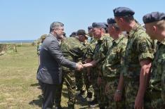 Another successful live firing at aerial targets conducted at Shabla Range in Bulgaria