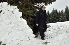 Serbian Armed Forces Trained for Action in Winter Conditions