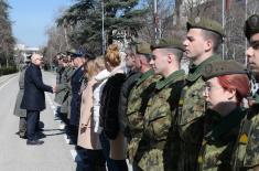 Minister Vučević Attends Military Celebration of Military Academy Day