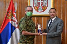 Minister Vulin presents "Twentieth anniversary of defence of the homeland against NATO aggression" military memorial medals 