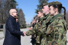 Minister Vučević Attends Military Celebration of Military Academy Day