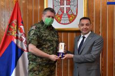 Minister Vulin presents "Twentieth anniversary of defence of the homeland against NATO aggression" military memorial medals 