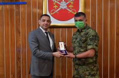 Minister Vulin presents "Twentieth anniversary of defence of the homeland against NATO aggression" military memorial medals 