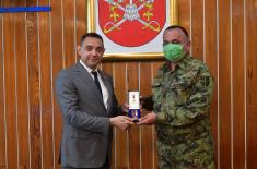 Minister Vulin presents "Twentieth anniversary of defence of the homeland against NATO aggression" military memorial medals 