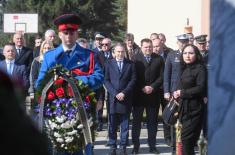 Minister Stefanović lays wreath at Memorial to Fallen Members of Republika Srpska