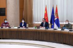  President Vučić: Our deepest gratitude to the team of medical experts from China