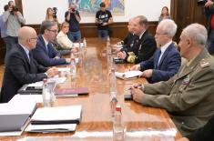 Meeting with Commander of NATO’s Joint Force Command Naples