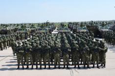 President Vučić Arrives at Demonstration of Capabilities of Serbian Armed Forces “Granite 2023”