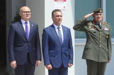 Minister Vučević meets with Minister of Defence of Cyprus Giorgallas