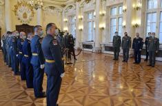 Minister Stefanović presents decorations to deserving members of the Ministry of Defence and Serbian Armed Forces 