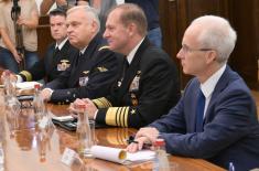 Meeting with Commander of NATO’s Joint Force Command Naples