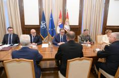 Meeting with Commander of NATO’s Joint Force Command Naples