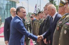 Minister Vučević meets with Minister of Defence of Cyprus Giorgallas