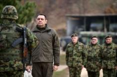 Minister Vulin: The Serbian Armed Forces fully controls the situation in the Ground Safety Zone