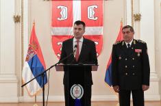 Reception on the occasion of the Serbian Armed Forces Day