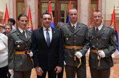 The youngest officers of the Serbian Armed Forces promoted