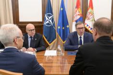 Meeting with Commander of NATO’s Joint Force Command Naples